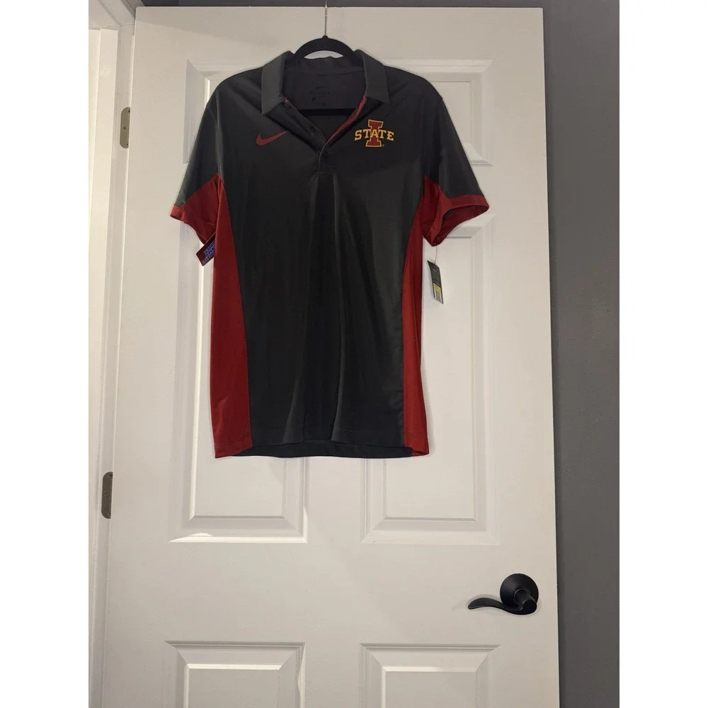 Nike Dri Fit Iowa State Cyclones Men's Polo Shirt Small Nwt